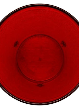 G.E.T. 6612-1-R-EC Heavy-Duty Plastic Restaurant Tumblers, 12 Ounce, Red (Set of 4)