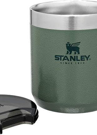 Stanley Classic Legendary Vacuum Insulated Tumbler-Stainless Steel Camp Mug, 1 Count (Pack of 1), Hammertone Green,354 milliliters