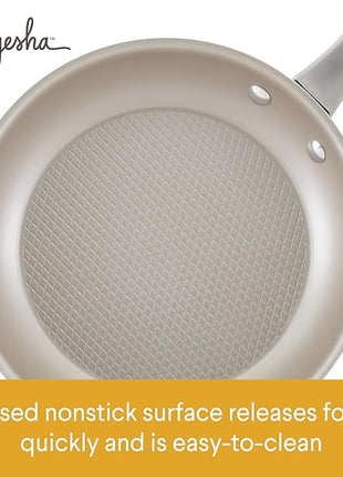 Ayesha Curry Home Collection Nonstick Cookware Pots and Pans Set, 9 Piece, Twilight Teal