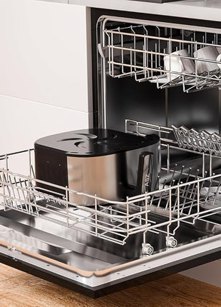 ASZ Digital Air Fryer 6qt with Window Up - 6 QT Big Airfryer 6-in-1 Presets Preheat Airfry Reheat Bake Roist Broil 400°F Airfrier 85% Oil Less,Nonstick Dishwasher-Safe Parts, Automatic Shutoff