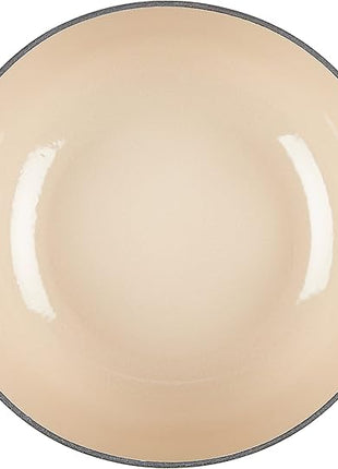 Lodge 6 Quart Enameled Cast Iron Dutch Oven with Lid – Dual Handles – Oven Safe up to 500° F or on Stovetop - Use to Marinate, Cook, Bake, Refrigerate and Serve – Lagoon