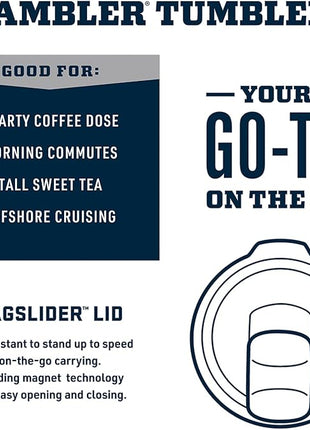 YETI Rambler 20 oz Stainless Steel Vacuum Insulated Tumbler w/MagSlider Lid