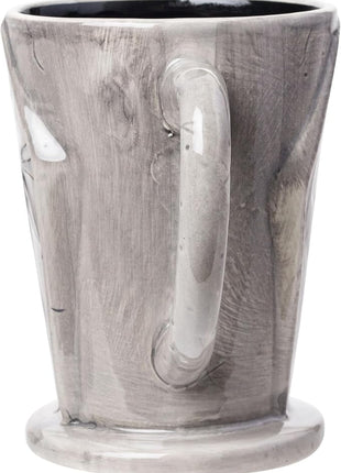 Silver Buffalo Disney Tim Burton Nightmare Before Christmas Tombstones Featuring Jack Skellington and Zero 3D Sculpted Ceramic Mug, 18 Ounces