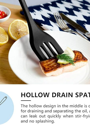 NileHome 4 Pack Silicone Spatula and Whisk Kitchen Utensils with Silicone Brush Heat Resistant BPA-free Rubber Spatula for Scraping, Baking, Cooking, Mixing-Black