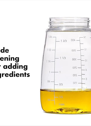 OXO Good Grips Twist & Pour Salad Dressing Mixer, Gray