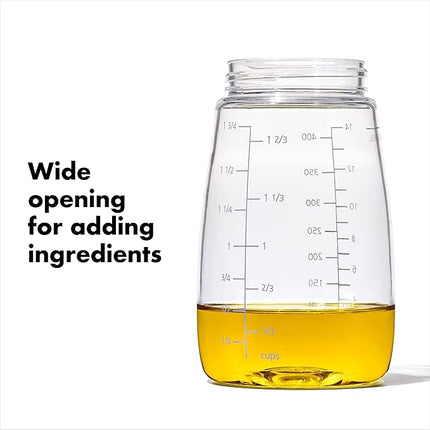 OXO Good Grips Twist & Pour Salad Dressing Mixer, Gray