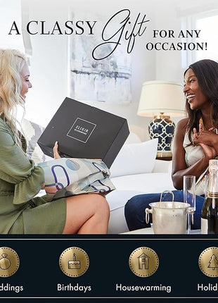 Elixir 16 oz Large Double Wall Coffee Mug Set of 2 - Double Wall Glass Coffee Cup - Large Mug - Insulated Glass Mugs with Handle for Hot Drinks Tea