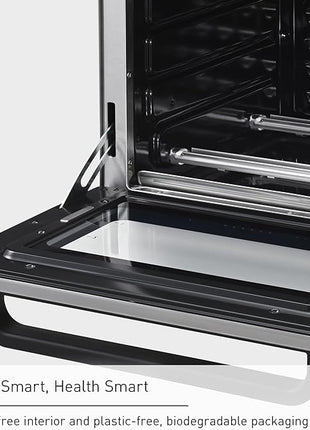 Panasonic FlashXpress Family Size Air Fryer Toaster Oven Combo, 11 Cooking Functions, 1800W PFAS-Free, Double Infrared Heating, Temperature Control Dial, Stainless Steel - NB-G211P