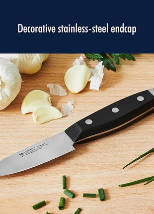 HENCKELS Statement Razor-Sharp 20-Piece White Handle Knife Set, Chef Knife, Bread Knife, German Engineered Knife Informed by over 100 Years of Mastery