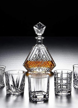 DeeCoo Premium 10, 11 OZ Scotch Glasses - Old Fashioned Whiskey Glasses/Style Glassware for Bourbon/Rum/Bar Tumbler Set of 6