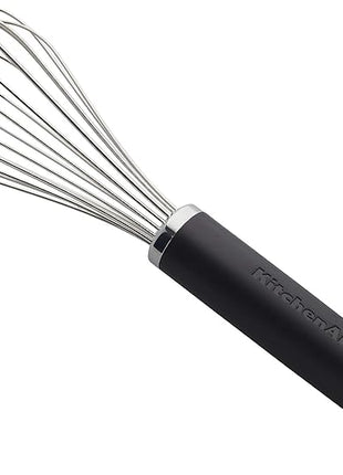 KitchenAid Gourmet Utility Whisk, 10.5-Inch, Matte Black