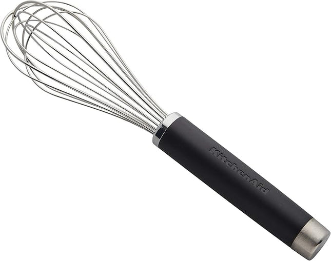KitchenAid Gourmet Utility Whisk, 10.5-Inch, Matte Black