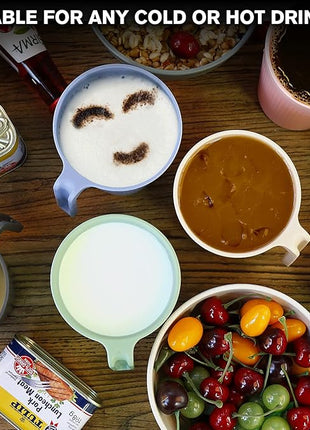 shopwithgreen Coffee Mugs Set of 8, Plastic Coffee Cups Set, 17 OZ Unbreakable Coffee Mugs with Handle Reusable Camping/Dorm/RV Drinking Cups for Adults/Kids Microwave & Dishwasher Safe