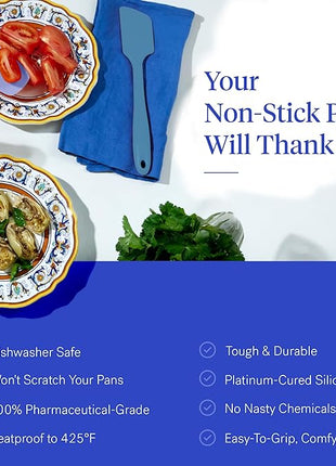 GIR: Get It Right 10-Piece Silicone Ultimate Kitchen Utensil Set – Spatulas, Ladle, Flip, Spoons, Whisk, Peeler & Spoonula – Nonstick, Non-Toxic, Heat-Resistant – Mediterranean