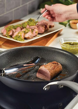 Circulon A1 Series with ScratchDefense Technology Nonstick Induction Frying Pan/Skillet, 12 Inch, Graphite