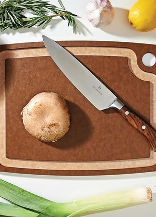 Epicurean Gourmet Series Cutting Board with Juice Groove, 14.5-Inch by 11.25-Inch, Nutmeg/Natural