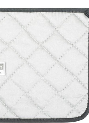 100% Cotton Kitchen Everyday Basic Terry Pot Holder Heat Resistant Coaster Potholder for Cooking and Baking Set of 5 Mineral Gray