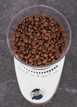 Capresso Infinity Plus Conical Burr Grinder, White