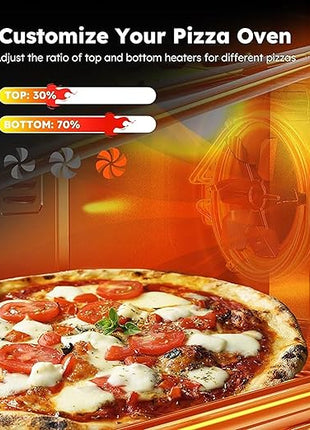 Nuwave Bravo Air Fryer Toaster Smart Oven, 10-in-1 Countertop Convection, 1800 Watts, 21-Qt Capacity, 50°-450°F Temp Controls, Top and Bottom Heater Adjustments 0%-100%, PFAS Free, Cream