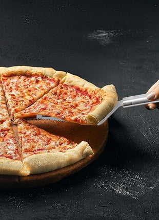 Pie Server Spatula and Cake Cutter Slicer, Stainless Steel Set - Kitchen Essentials for Cutting & Serving Desserts, Brownies, Lasagna