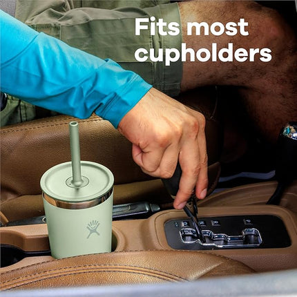 Hydro Flask All Around Tumbler Straw Lid, Insulated Travel Mug, Stainless Steel Coffee Cup 20 Oz Aloe