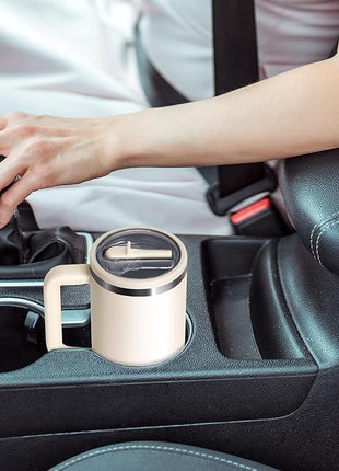 40oz Flip Straw Leak Proof Lid for Stanley H2.0 Quencher Protour Tumbler, 2 Pack Spill Proof Lid Replacement Straw Cover Top for 40 OZ Stanley Cup Accessories (Purple, Purple)