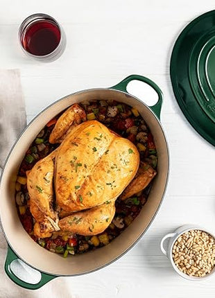 Le Creuset Enameled Cast Iron Signature Oval Dutch Oven, 8 qt., Artichaut
