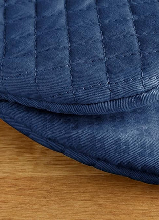 KitchenAid Asteroid Mini Oven Mitt Set, 5.5"x8", Blue Willow, 2 Piece