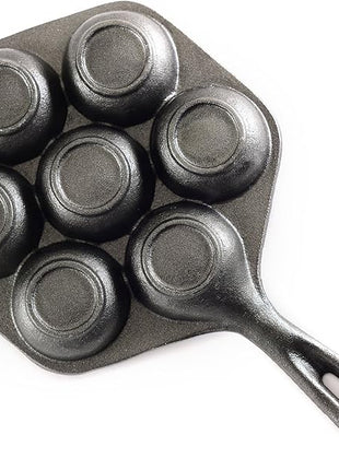 Norpro Cast Iron Stuffed Pancake Pan, Munk/Aebleskiver