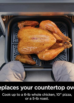 Ninja Combi All-in-One Multicooker, Oven, & Air Fryer, Complete Meals in 15 Mins, 14-in-1 Functions, Combi Cooker + Air Fry, Bake, Roast, Slow Cook and More, 3 Accessories, Stainless Steel, SFP701