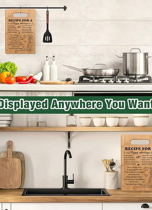 Wedding Gift for Couple 2025, Bridal Shower Gifts for Bride and Groom Engagement, Happy Marriage Cutting Board, Gifts for Wedding Shower, Newlywed Mr and Mrs Gifts Bride to Be Gifts