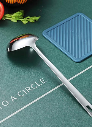 Stainless Steel Ladle, Berglander Soup Ladle, Cooking Ladle, Kitchen Ladle, Metal Soup Spoon For Cooking Non-Stick And Heat Resistant, Dishwasher Safe, Easy to Clean