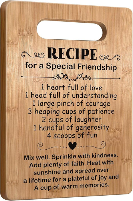 Friendship Gifts for Women Friends Birthday, Bff Gifts, Bestie Gifts for Women, Best Friend Cutting Board Gifts, Inspirational Gifts for Female Friends