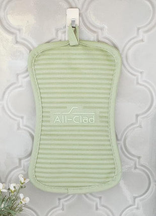 All-Clad Premium Pot Holder & Hot Pad: Heat Resistant to 500 Degrees - 100% Cotton, 10"x6.25" Hot Pad for Kitchen and Barbeque, (1-Pack), Fennel