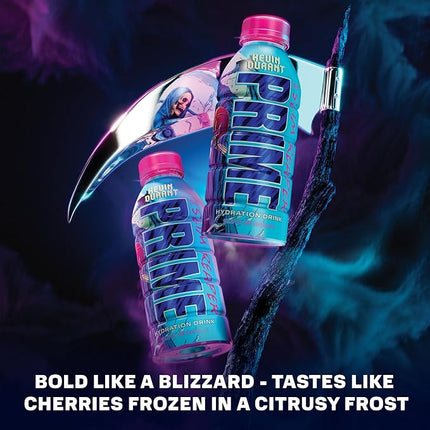 PRIME Hydration KEVIN DURANT Sports Drinks, Electrolyte Enhanced for Replenishing Fluids 250mg BCAAs, B Vitamins, Antioxidants, Low Sugar, 16.9 Fl Oz, 12 Pack