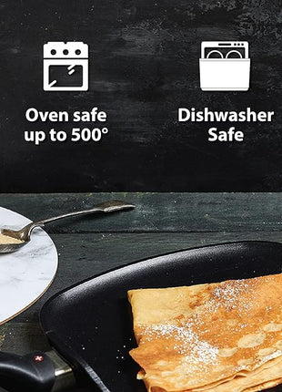 Swiss Diamond 7 Inch Frying Pan Nonstick Diamond Frying Pan, Aluminum Coated Skillet, Dishwasher Safe and Oven Safe Fry Pans with Ergonomic Handle, Grey