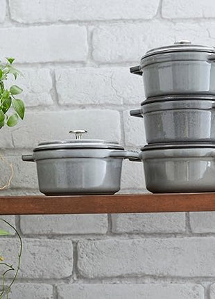 STAUB 40509-307-0 Cocotte Round 22cm Graphite grey