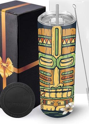 Joyclub Sublimation Tumblers Blanks 20 oz Skinny Straight Tumblers Bulk Stainless Steel Insulated Sublimation Cups with Lids and Straw, Gift Box