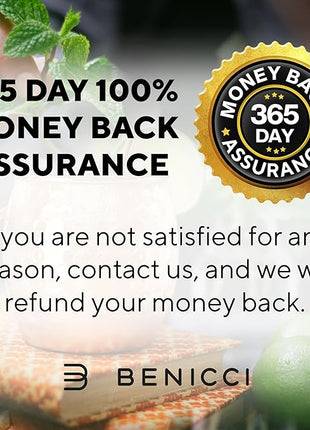 Benicci Moscow Mule Copper Mugs - Set of 2, 100% HANDCRAFTED - Food Safe Pure Copper Solid Mugs - 16 oz Gift Set with Premium Quality Cocktail Straws, Straw Cleaning Brush and Jigger!