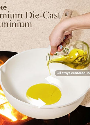 CAROTE 14 Pcs Pots and Pans Set Nonstick,Cookware Set Kitchen Cooking Set with Utensil and Pan Protectors