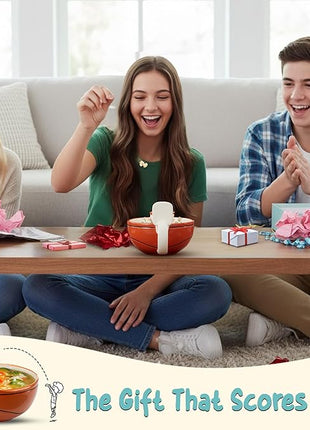 MAX'IS Creations The Mug with a Hoop Basketball Mugs Novelty Coffee Mugs Hot Chocolate Mug Coach Sports Basketball Gifts for Boys 8-12 Accessories Stuff, Funny Christmas Gifts for Kids Family, 16oz