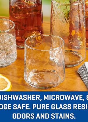Anchor Hocking Brockhill Drinking Glasses (16-Pieces, dishwasher safe)