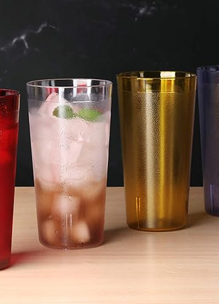 New Star Foodservice | Restaurant-Grade Beverage Tumblers (Blue (Set of 12), 20 oz)