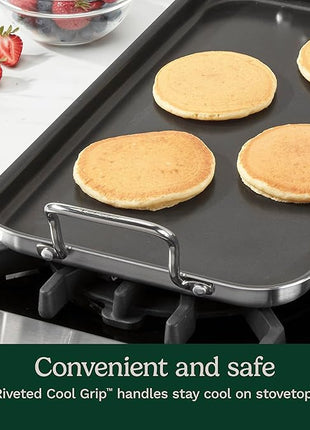 Cuisinart Griddle Skillet, Nonstick Double Burner, 10x18-Inch, MCP45-25NSP1