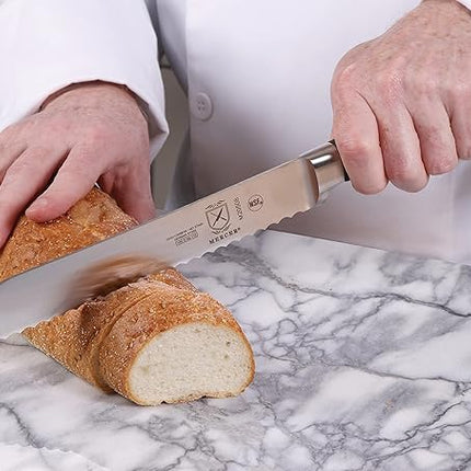 Mercer Culinary M20508 Genesis 8-Inch Bread Knife,Black