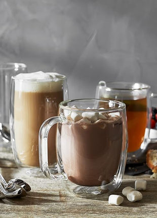 ZWILLING Sorrento Double-Wall Coffee and Beverage 9-pc Glassware Set