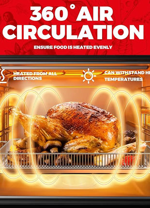 Air Fryer Basket for Oven, Air Fryer Basket and Stainless Steel Baking Tray Pant Oven Air Fryer Pan Rack for Cooking Baking Dishwasher and Broiling (15.9 in * 9.8 in &14.9 in * 11 in)