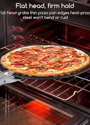 SOLEADER Plate Gripper Compatible With Instant Pot Accessories, Air Fryer Pans Gripper, Hot Plate Bowl Retriever For Egg Custard For Jidangeng, For Microwave Toaster Oven Steamer, Pack of Two