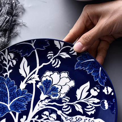 Wisenvoy Dinnerware Sets Plates and Bowls Sets Ceramic Plate Set Stoneware Dinnerware Set Dishes Set for 4