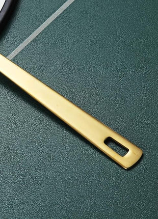 Gold Silicone Spatulas, Berglander Flexible Scrapers Baking Mixing Tool With Titanium Gold Plating, Baking Tools, Heat Resistant, Dishwasher Safe, Easy to Clean